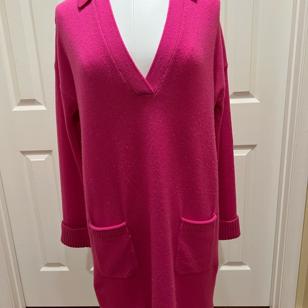 Diane Von Furstenberg Pink Sweater dress.